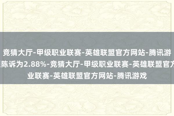 竞猜大厅-甲级职业联赛-英雄联盟官方网站-腾讯游戏近一个月逾额陈诉为2.88%-竞猜大厅-甲级职业联赛-英雄联盟官方网站-腾讯游戏